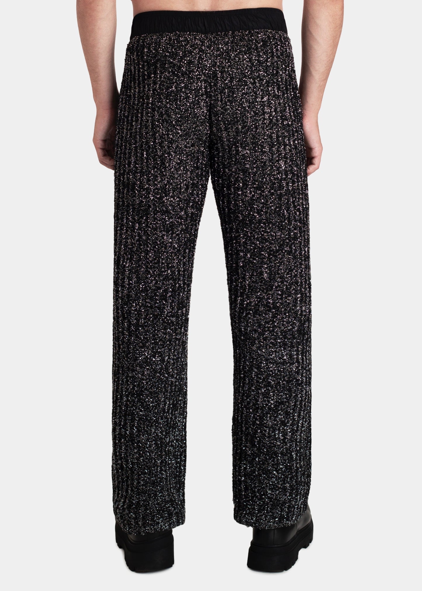 Metal Knit Trousers